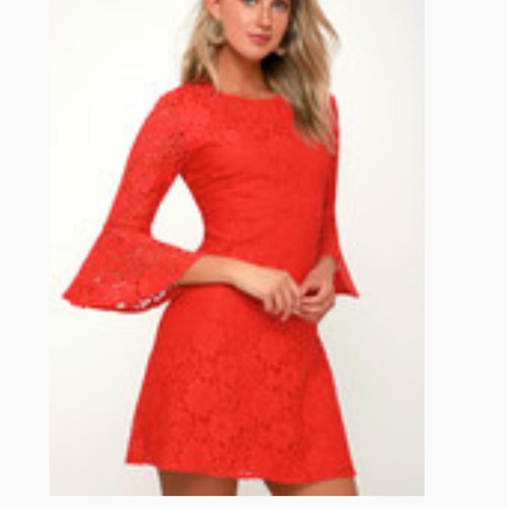 Red Dress from Lulu